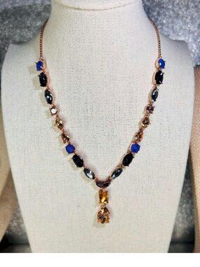 Bomb Party Holiday Jewel Candy Necklace Sweet And Stunning Orchard Peach Embers